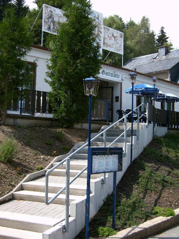 Pension Und Berggasthaus Kapellenstein Geyer Exterior foto